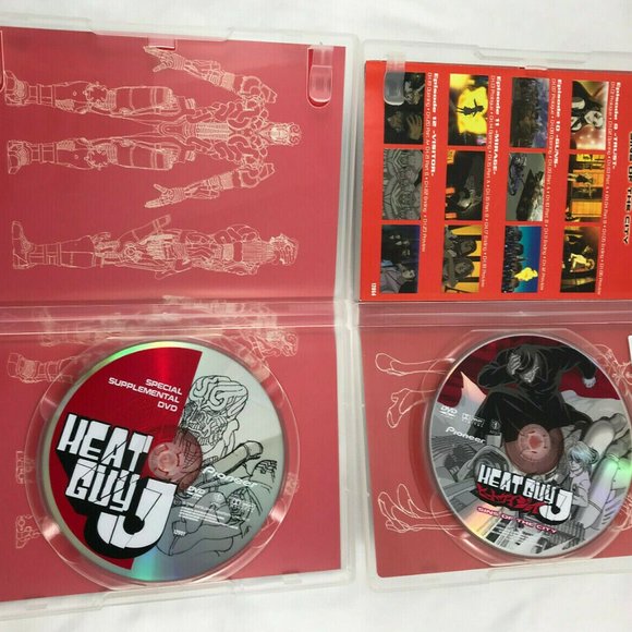 4 DVD 2002 Heat Guy J Limitd Edition Collectors Box 1 Anime Geneon English & Jpn - Picture 2 of 8